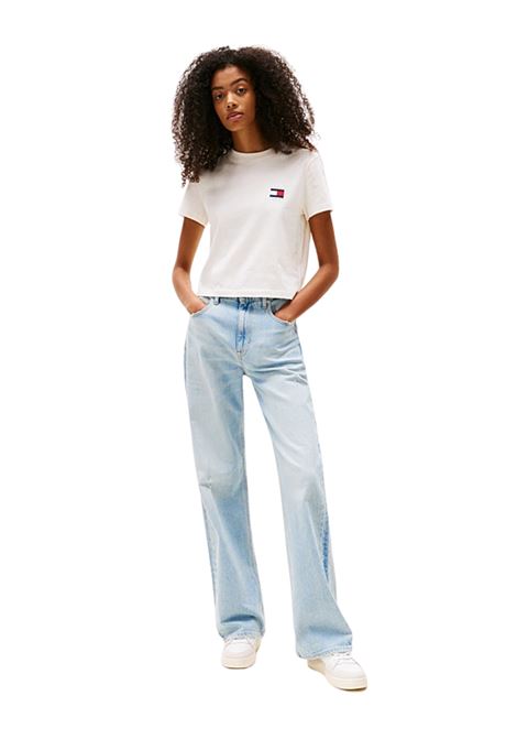 T-shirt con bandiera sul retro Tommy Hilfiger | DW0DW21423YBH